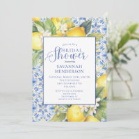 Carton d'invitation à une fête prénuptiale italien