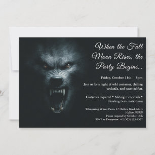 Invitation Carton d'invitation à une soirée de costumes d'Hal