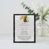 Invitation Carton d'invitation à une soirée de fiançailles Ha (Debout devant)