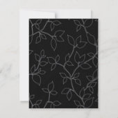 Invitation Carton d'invitation à une soirée de fiançailles Ha (Dos)