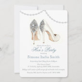 Invitation Carton d'invitation à une soirée de jeune fille en (Devant)