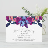 Invitation Carton d'invitation à une soirée de retraite à mot (Debout devant)