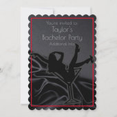 Invitation Carton d'invitation à une soirée enterrement de vi (Devant)