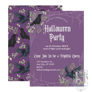 Invitation Carton d'invitation à une soirée Halloween de rave