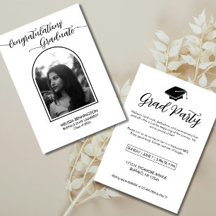 Invitation Carton d'invitation à une soirée pour remise de di