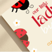 Invitation Carton d'invitation anniversaire coccinelle Daisy