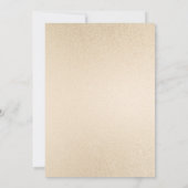 Invitation Carton d'invitation au mariage Pearls & Prosecco (Dos)