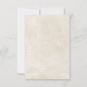 Invitation Carton d'invitation Audrey Jeanne Paon aquarellé d (Dos)