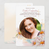 Invitation Carton d'invitation avec des pâquerettes (Devant / Derrière)