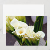 Invitation carton d'invitation calla (Devant / Derrière)