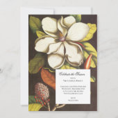 Invitation Carton d'invitation Classique de Magnolia du Sud (Devant)