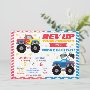 Invitation Carton d'invitation conjoint d'anniversaire pour f