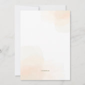 Invitation Carton d'invitation Corail mou (Dos)