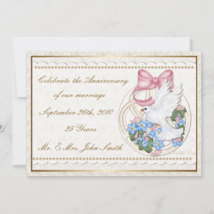Invitation Carton d'invitation Cuddle Creek® Vintage Dove