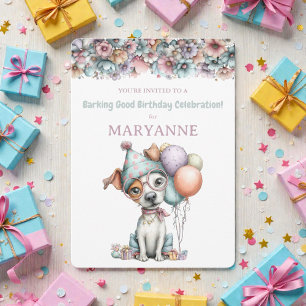 Invitation Carton d'invitation d'anniversaire à l'aquarelle p