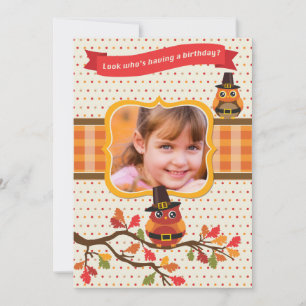Invitation Carton d'invitation d'anniversaire avec photo de c