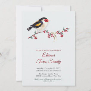 Invitation Carton d'invitation d'anniversaire Branche de Wint