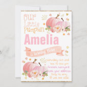 Invitation Carton d'invitation d'anniversaire citrouille Invi (Devant)