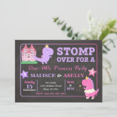 Invitation Carton d'invitation d'anniversaire conjoint de din (Debout devant)