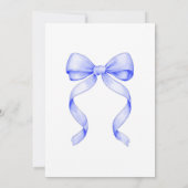 Invitation Carton d'invitation d'anniversaire Coquette Royal (Dos)