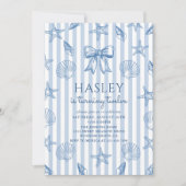 Invitation Carton d'invitation d'anniversaire Coquette Seashe (Devant)