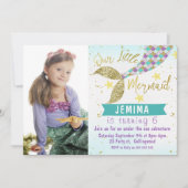 Invitation Carton d'invitation d'anniversaire de queue de sir (Devant)