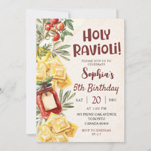Invitation Carton d'invitation d'anniversaire des enfants Hol