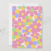 Invitation Carton d'invitation d'anniversaire Five is a Vibe (Dos)