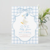 Invitation Carton d'invitation d'anniversaire Green Silly Goo (Debout devant)