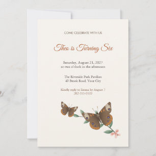 Invitation Carton d'invitation d'anniversaire pour enfants Pa