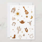 Invitation Carton d'invitation d'anniversaire pour le premier (Dos)