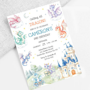 Invitation Carton d'invitation d'anniversaire pour tous les d