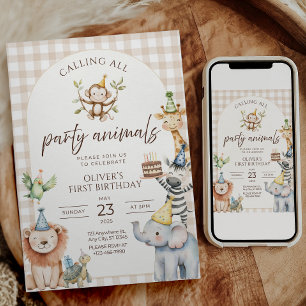Invitation Carton d'invitation d'anniversaire pour tous les f
