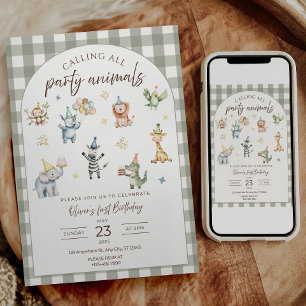Invitation Carton d'invitation d'anniversaire pour tous les f