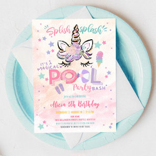 Invitation Carton d'invitation d'anniversaire pour une fête a