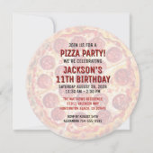 Invitation Carton d'invitation d'anniversaire pour une fête d (Dos)