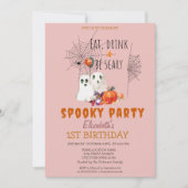 Invitation Carton d'invitation d'anniversaire pour une fête f (Devant)