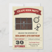 Invitation Carton d'invitation d'anniversaire pour une soirée (Devant)