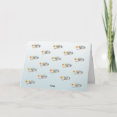 Invitation Carton d'invitation d'anniversaire Ver de terre fu (Dos)