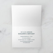Invitation Carton d'invitation d'anniversaire Ver de terre fu (Intérieur)