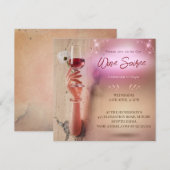 Invitation Carton d'invitation de découpage de cocktail pour (Devant / Derrière)