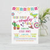 Invitation Carton d'invitation de douche de couple moyen Nach (Debout devant)