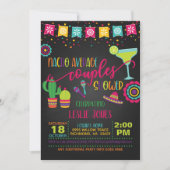 Invitation Carton d'invitation de douche de couple moyen Nach (Devant)