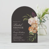 Invitation Carton d'invitation de douche de mariée à l'arche  (Debout devant)