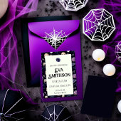 Invitation Carton d'invitation de douche inspiré d'un squelet