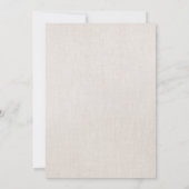 Invitation Carton d'invitation de fête à paillettes dorées br (Dos)