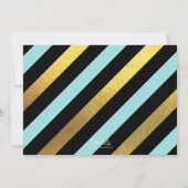 Invitation Carton d'invitation de fête de fin d'études avec p (Dos)