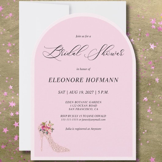 Invitation Carton d'invitation de Fête de Mariage à Talons Ha