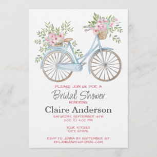 Invitation Carton d'invitation de Fête de Mariage au thème de