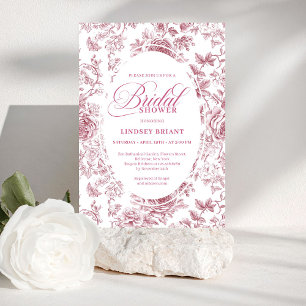 Invitation Carton d'invitation de Fête de Mariage Fleur de To